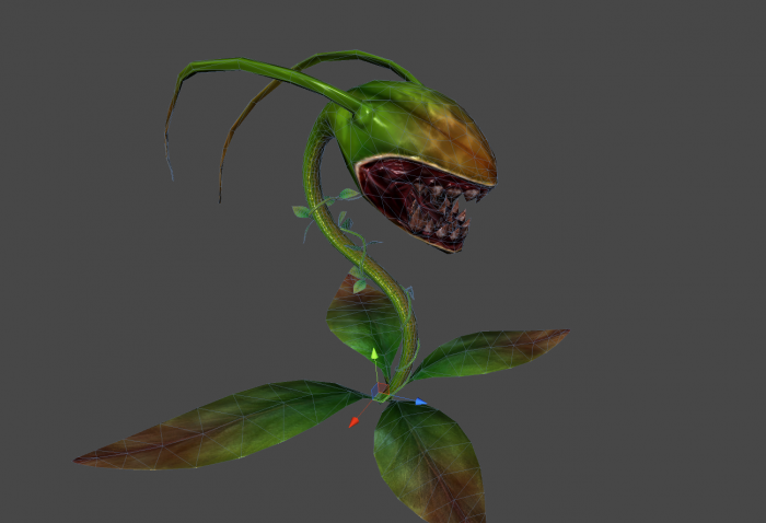 魔幻怪物合集系列 食人花 带动作 高分辨率贴图 带法线 fbx格式 超