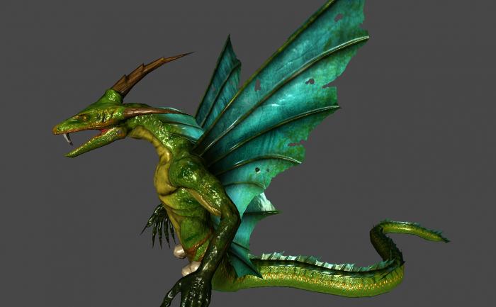 魔幻怪物合集系列 精灵人蛇怪物 带动作 高分辨率贴图 带法线 fbx格式