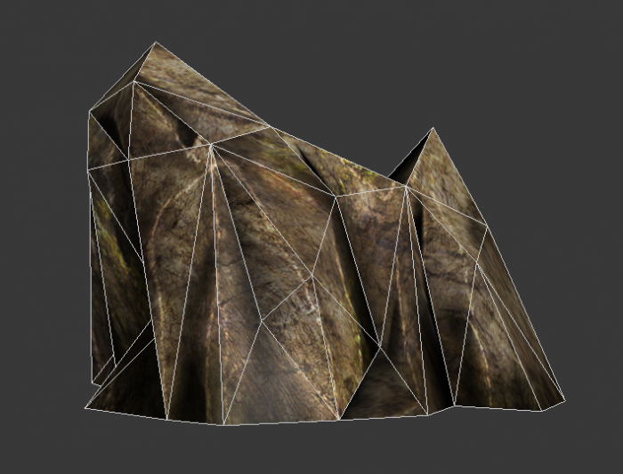 超精细 高精度岩石 石头 山体模型 带法线贴图 凹凸贴图