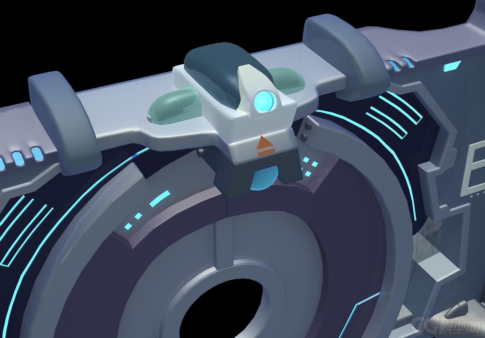 站部件室内飞船航母空间站机械零件元件机舱时空门 可特写细节 太空舱