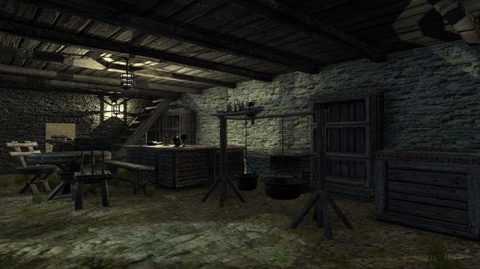 中世纪 酒馆 旅店 西方古建筑 酒店 场景部件 元素 fbx格式