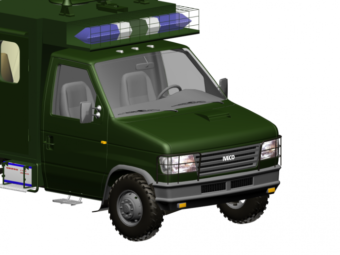 原创国产最新型卫生救护车nj2046