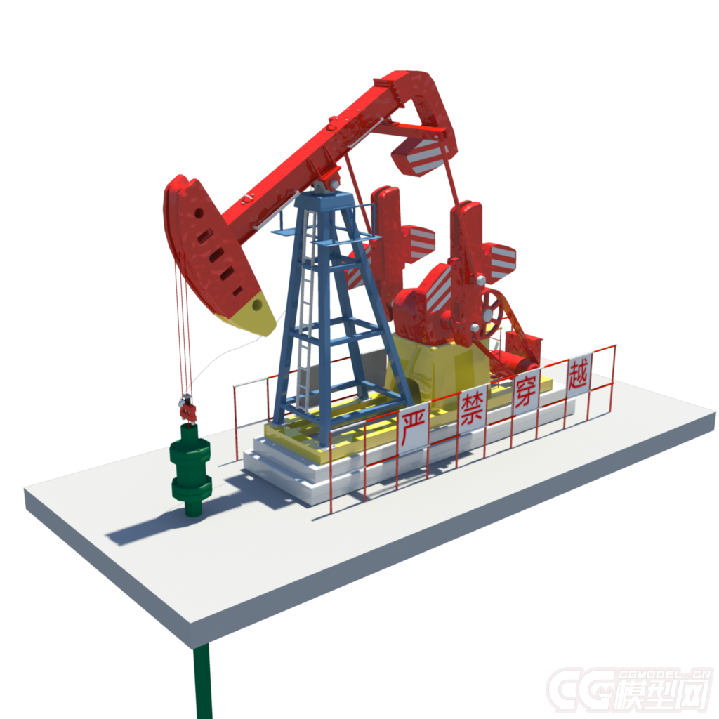 抽油机_573640923作品_人物机器人/机甲_cg模型网