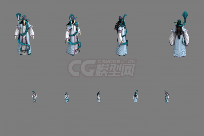 书生模型-男人模型库-模型下载-cg模型网
