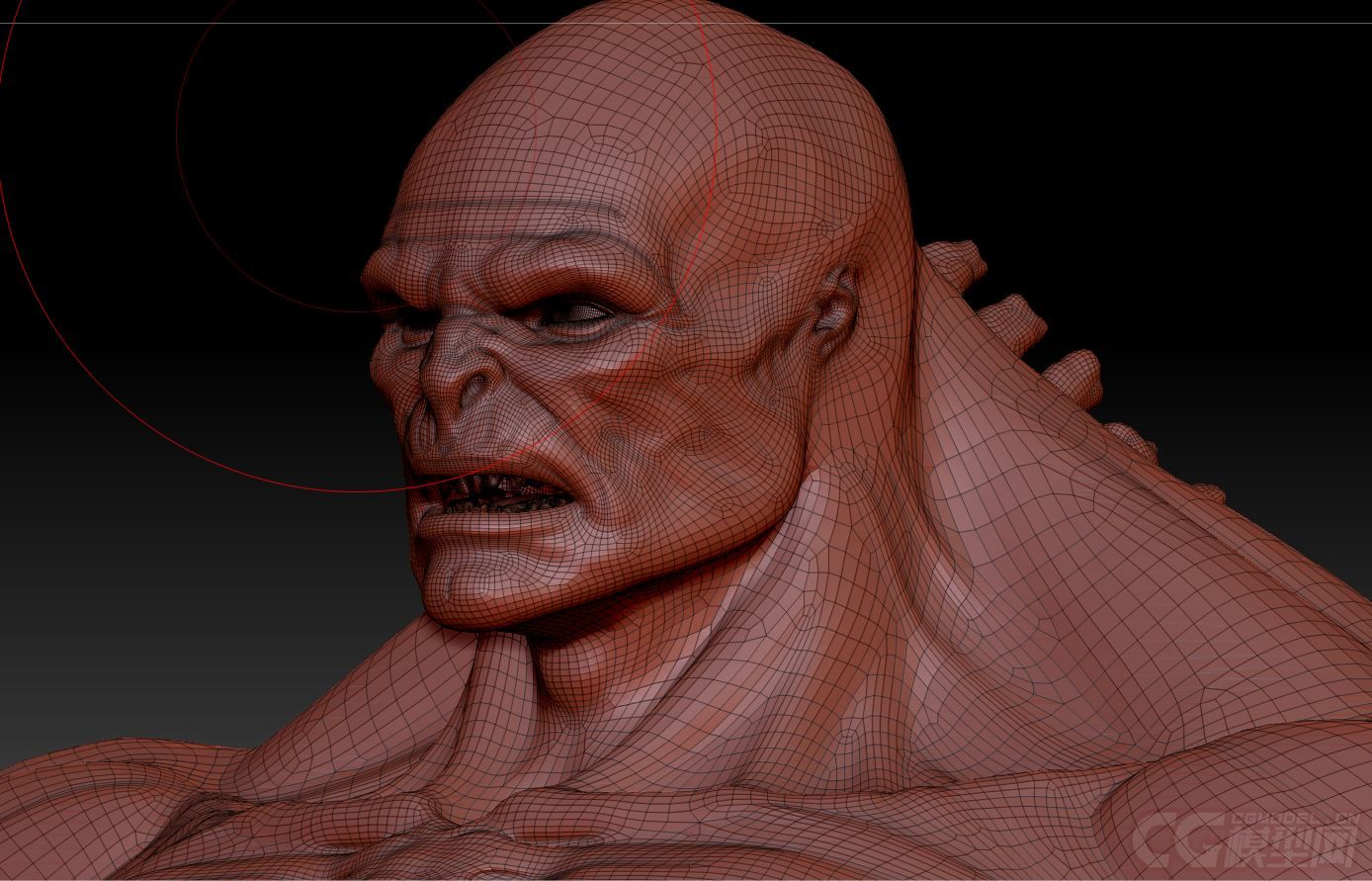 浩克模型  zbrush    obj  fbx三种格式