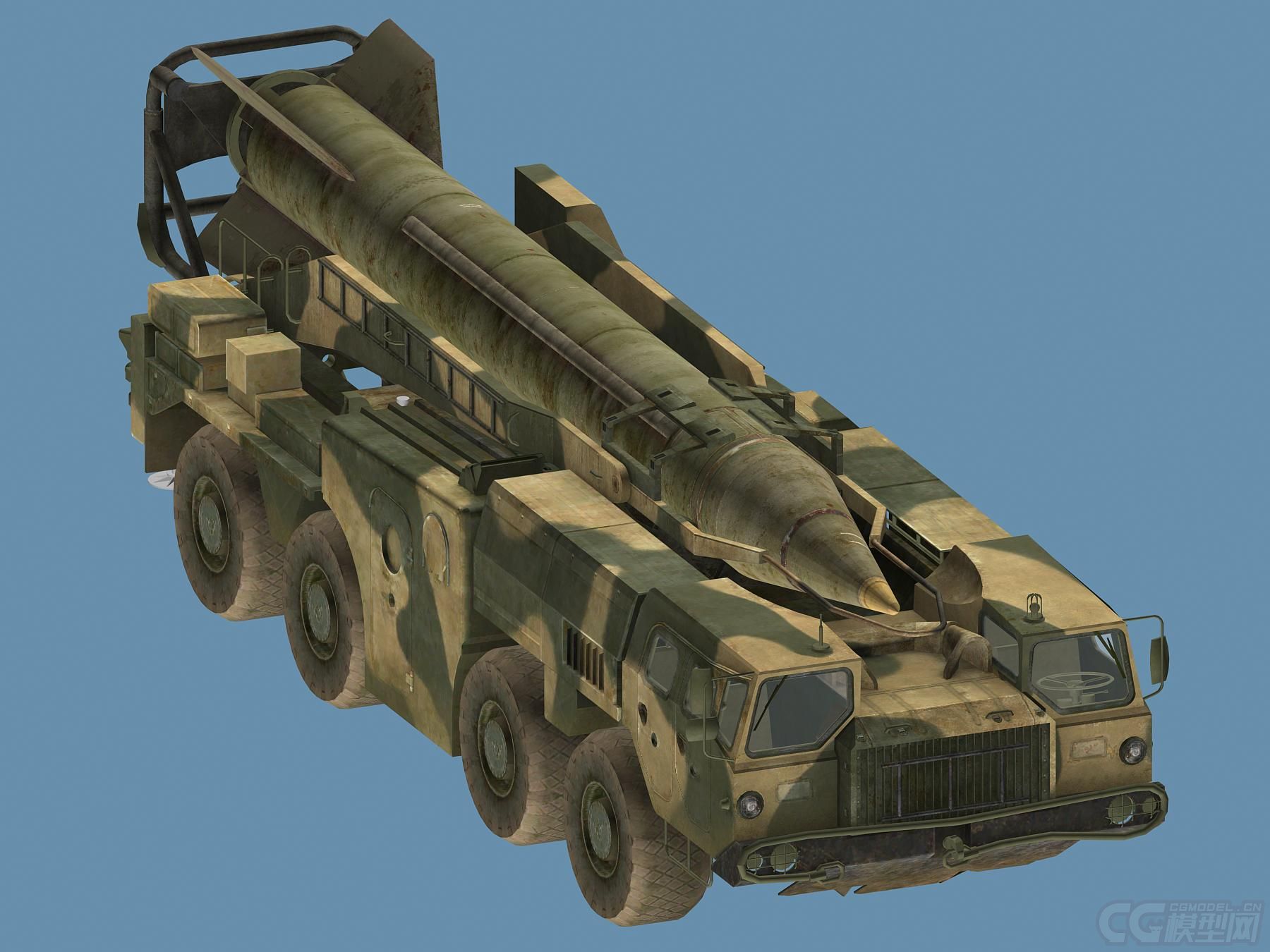 9p117scudb导弹车装甲车