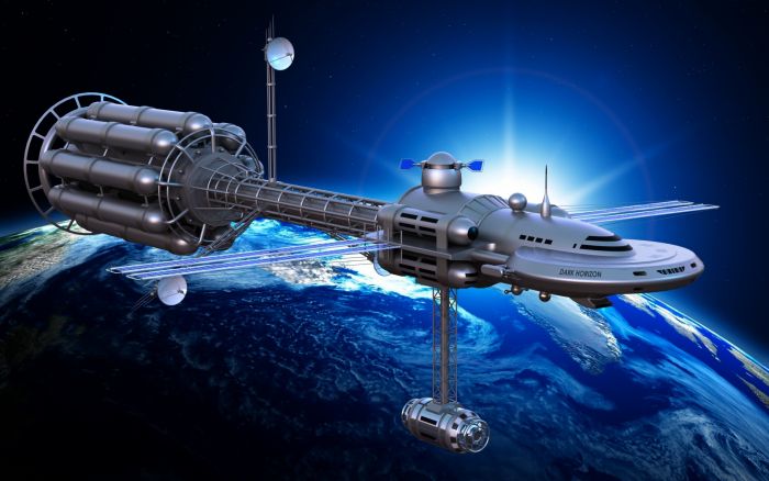 宇宙飞船模型   solidworks软件打开