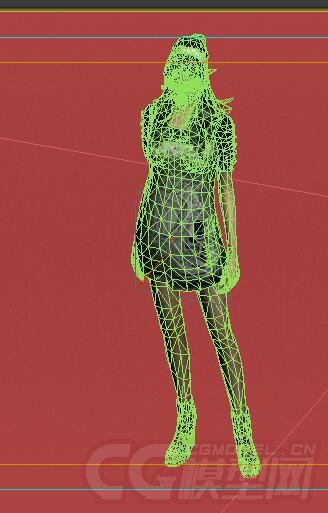 大长腿的美女_zhu00791作品_人物孩子-女_cg模型网