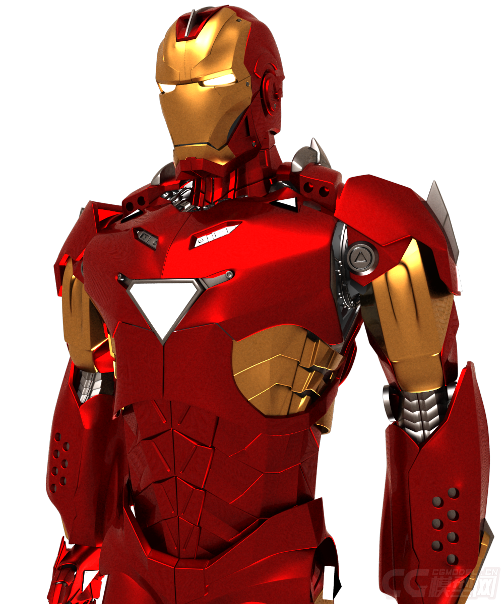 超精细钢铁侠模型-钢铁侠新风格版_还有一件事作品_人物机器人/机甲