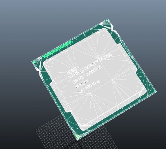 intel i7模型-生活电器模型库-Maya(.ma/.mb)模型下载-cg模型网