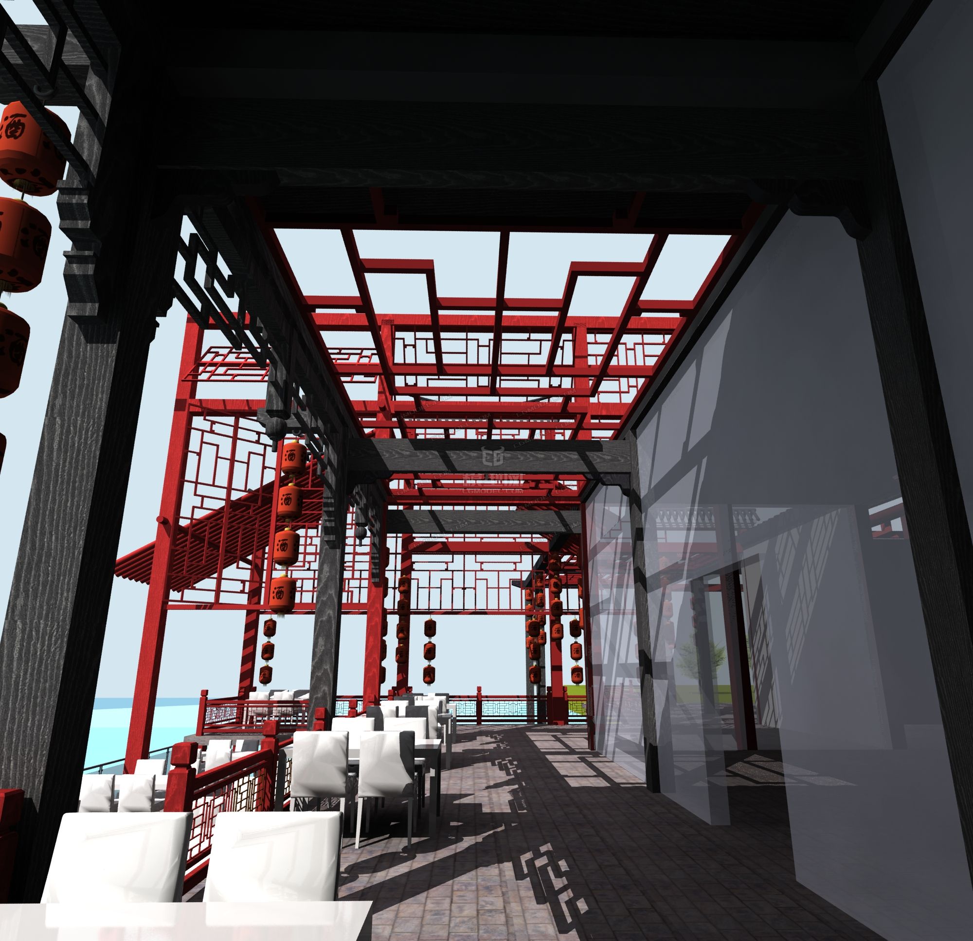 木房子模型-古代场景模型库-模型下载-cg模型网