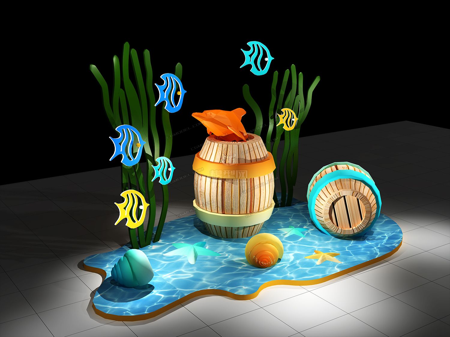 夏季美陈dp2海洋系列