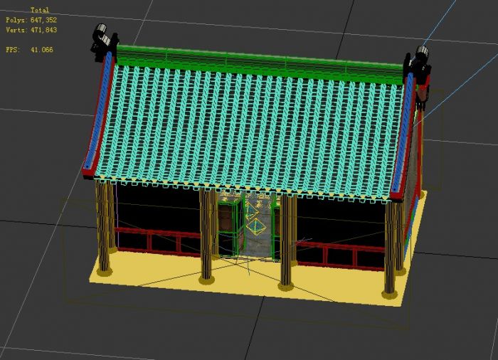 房子3D模型模型-古代场景模型库-3ds Max(.max)模型下载-cg模型网