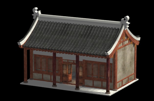 房子3D模型模型-古代场景模型库-3ds Max(.max)模型下载-cg模型网