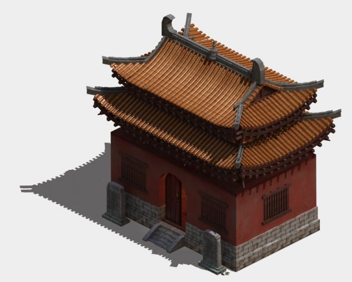 山神庙3d模型