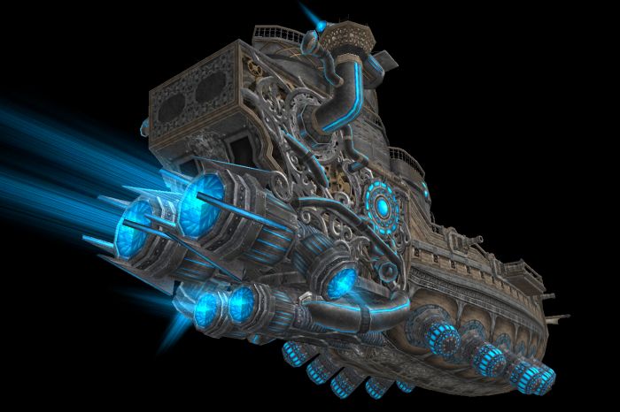 古代西方写实魔幻飞船战船