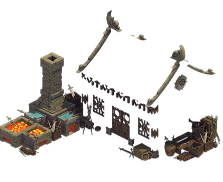 铁匠铺与他的场景部件