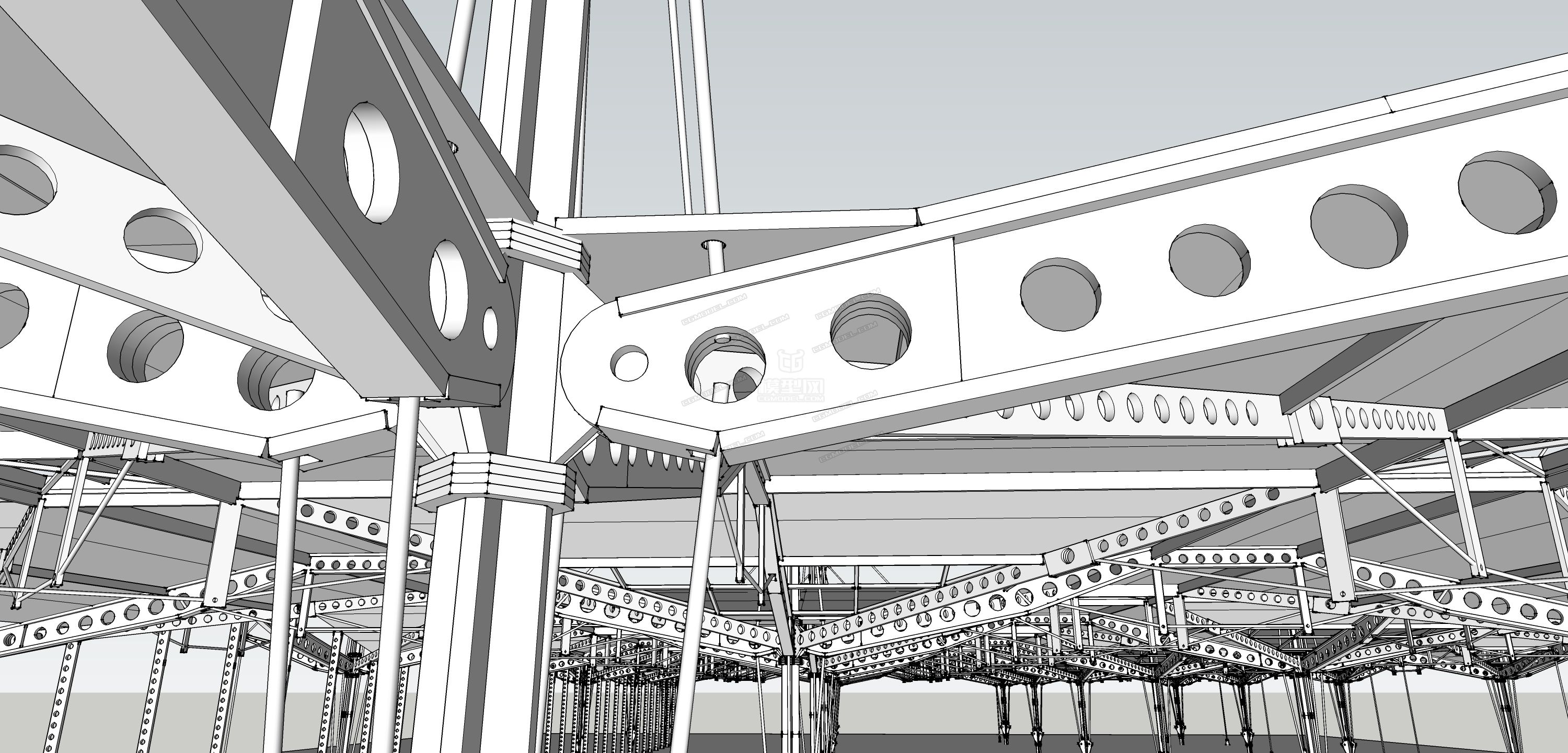 福斯特钢结构金属框架结构