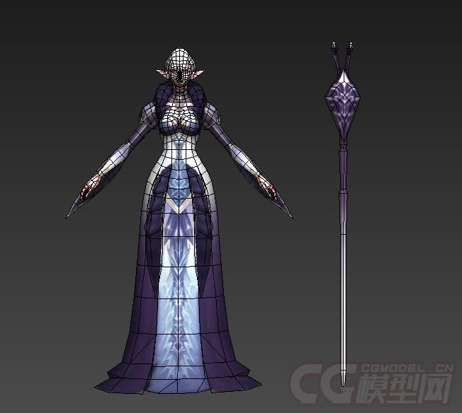 凡间法师 大法师模型-孩子-女模型库-模型下载-cg模型网