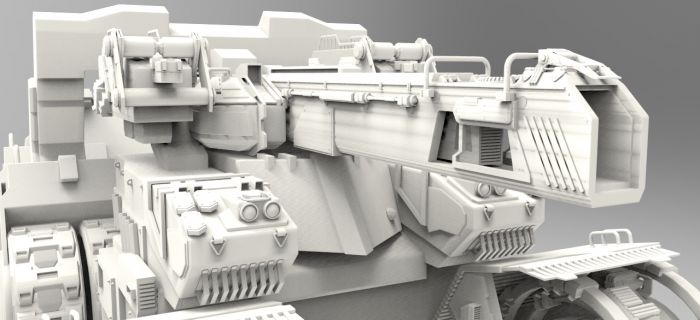 未來高科技坦克模型_a.d.作品_武器冷兵器_cg模型網