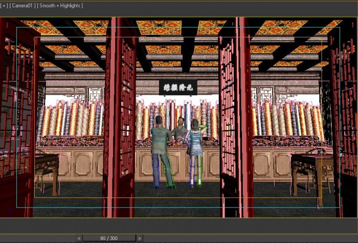 古代 布匹庄模型-自然场景模型库-模型下载-cg模型网