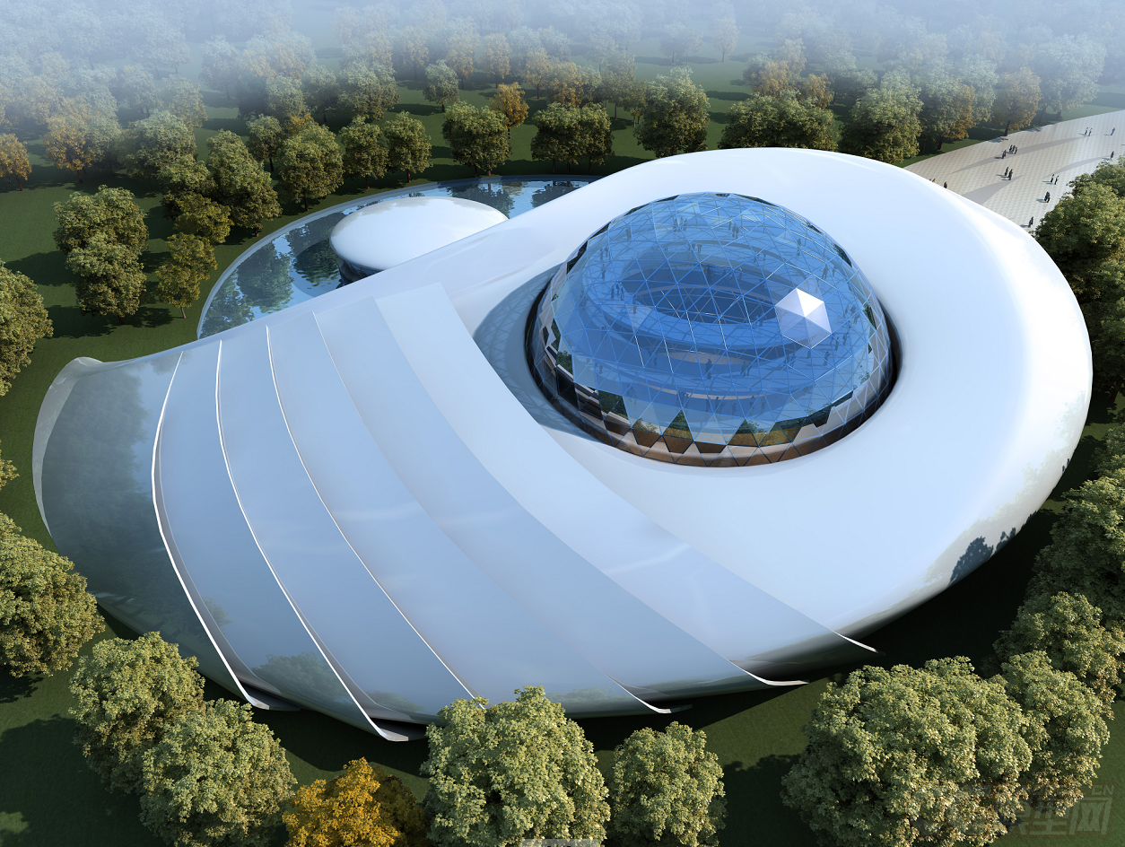 歌剧院,太极元素,异性建筑