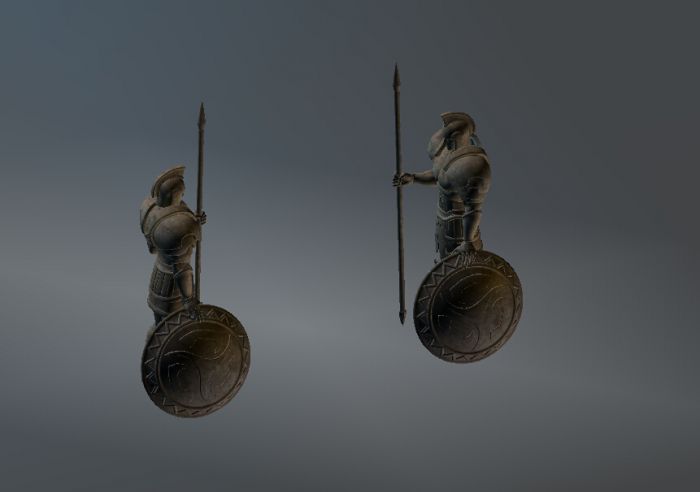 石像守门神场景写实场景游戏