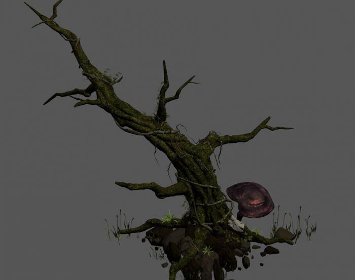枯树 植物 植被 写实场景 游戏