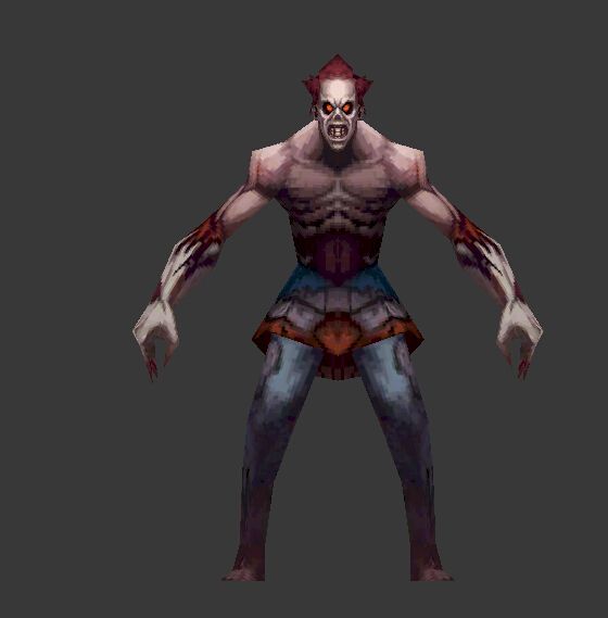 unity 3d 素材低模僵尸骷髅兵 鬼兵 集