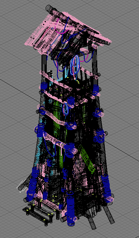 高精哨塔 战塔模型-古代场景模型库-3ds Max(.max)模型下载-cg模型网