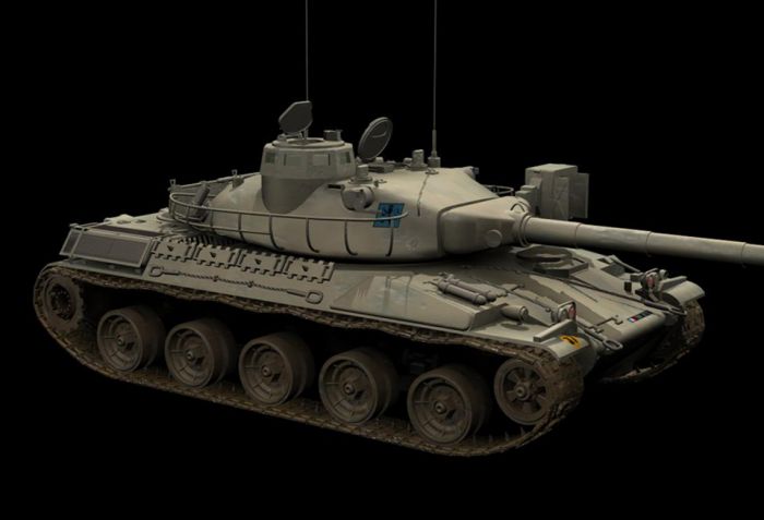 3d max 法国amx-30坦克 内含贴图