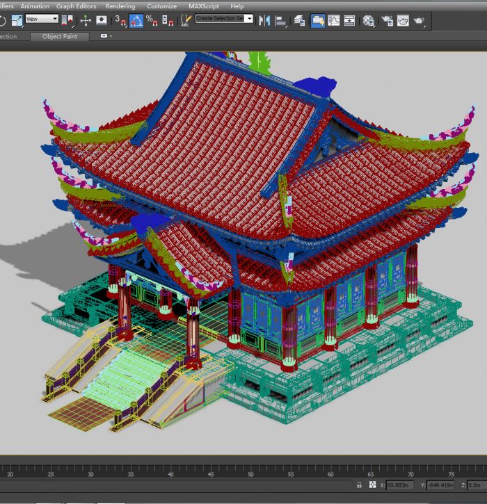 古代建筑模型 精品类模型-古代场景模型库-模型下载-cg模型网