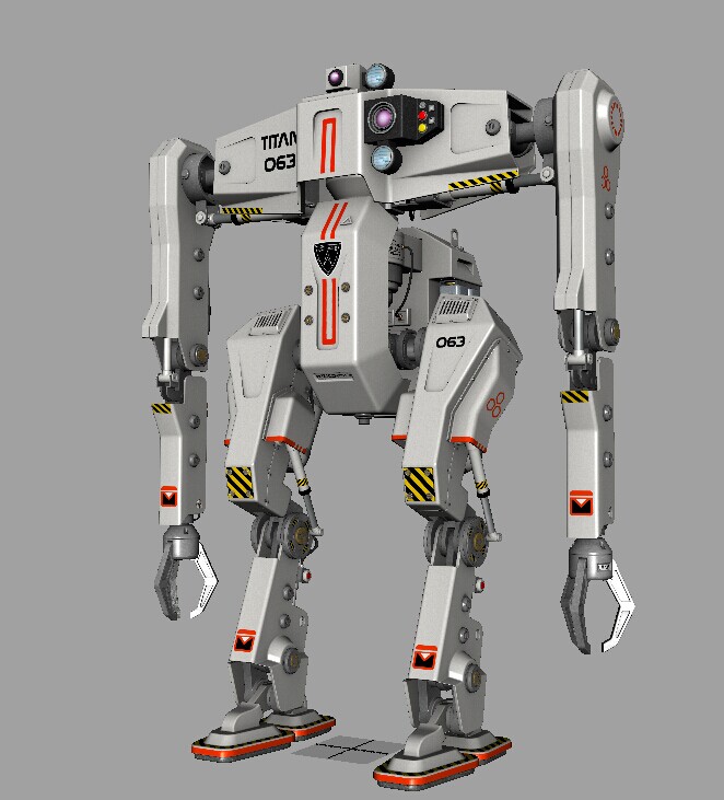 精彩的科幻之6—搬箱子的机器人,未来的机器工人,泰坦,高达,搬运工人