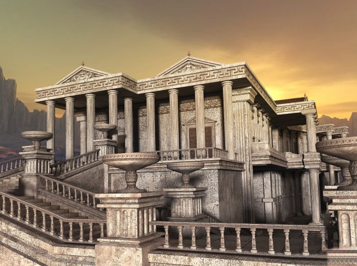 希腊宫殿图片大全图片
