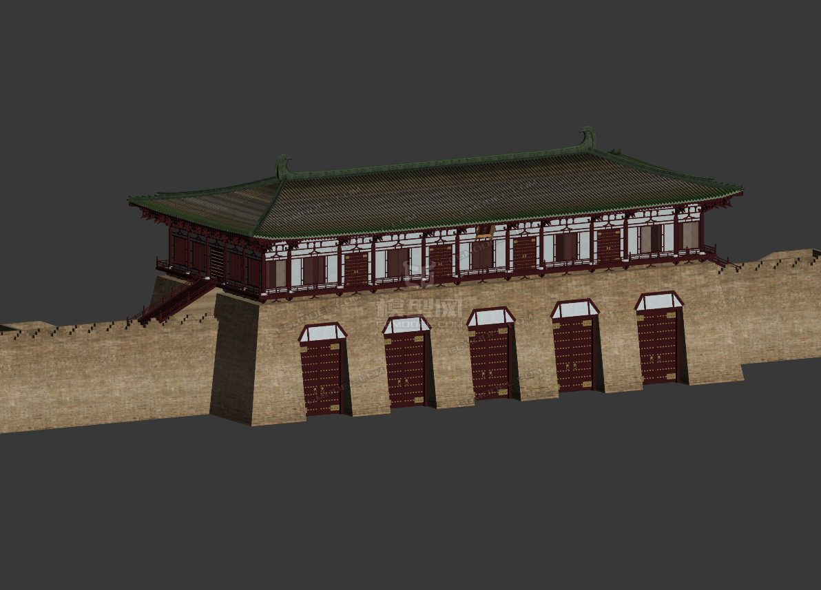 古代大明宫丹凤门现遗址公园版本