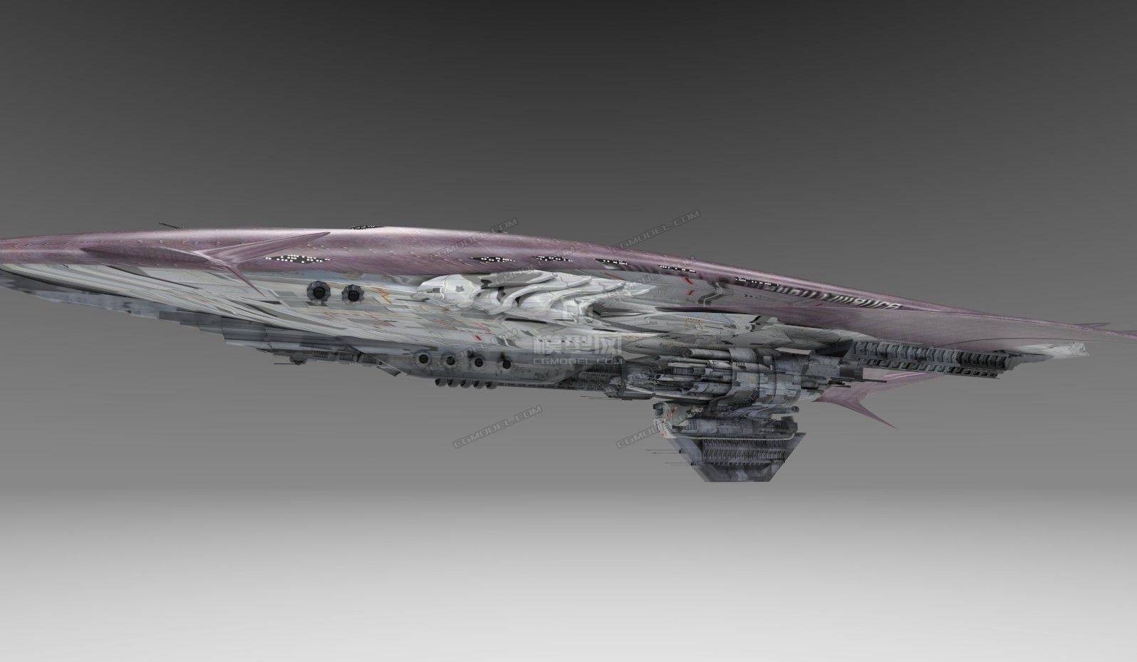 united_federation_gallactic_cruiser科幻舰艇