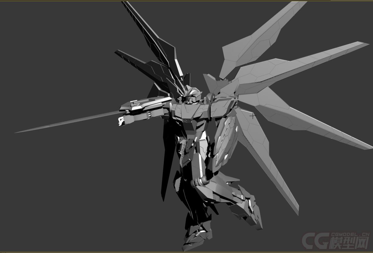 第二批三组动作高达机器人3d模型,三个动作,超帅气,精细模型,提供多种