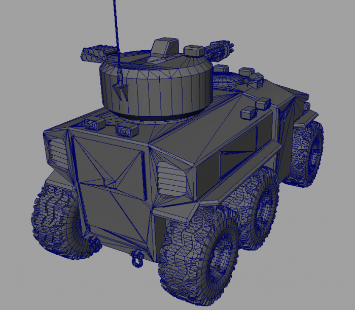 軍事部件(2)——軍用裝甲車,吉_laiwenyan作品_武器冷兵器_cg模型網