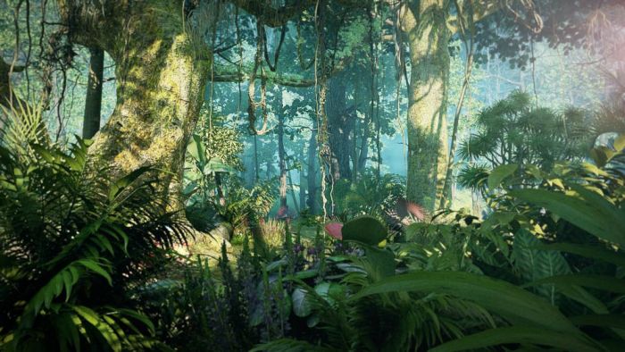 热带雨林 超精细cg场景