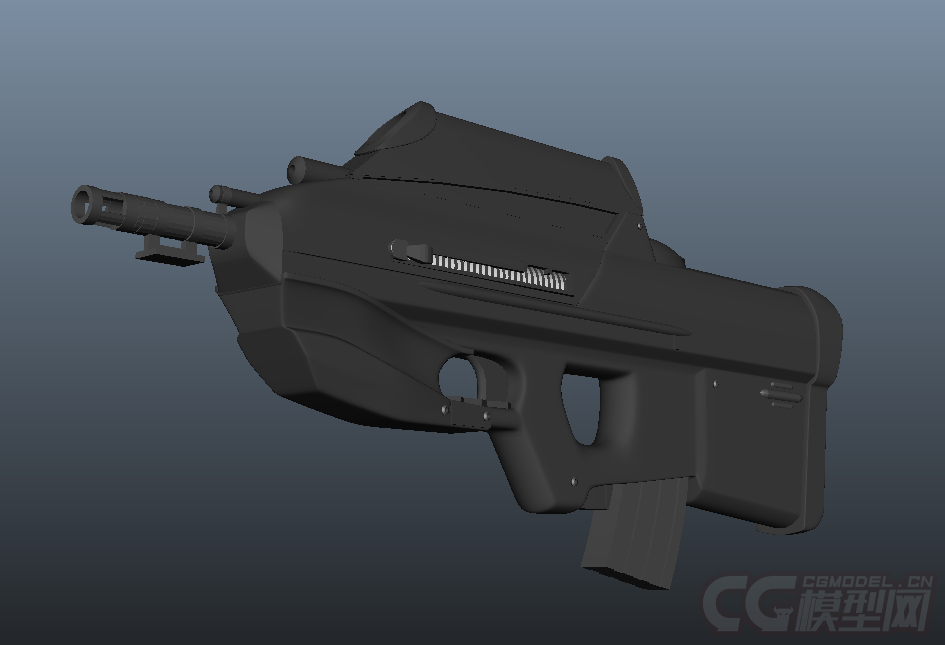 fn2000 突击步枪模型-枪械模型模型库-Maya(.ma/.mb)模型下载-cg模型网