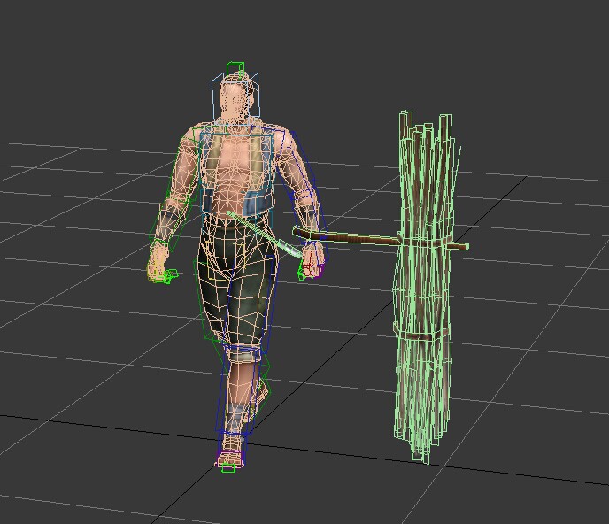 砍柴人 游戏模型_mmmfdsjklcai作品_人物孩子-女_cg模型网