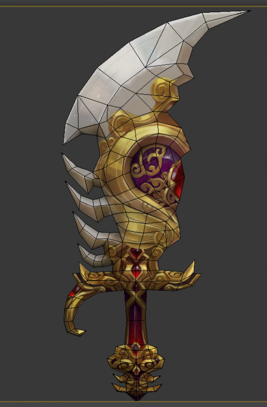 全手绘 刀_淡世作品_生活用具其他_cg模型网