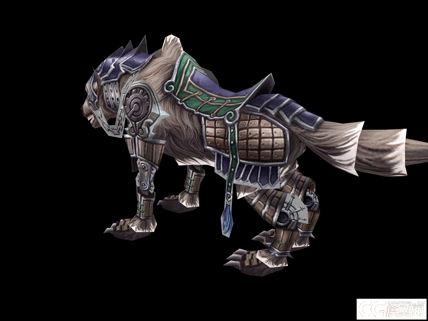 机械狼,机关兽,带绑定