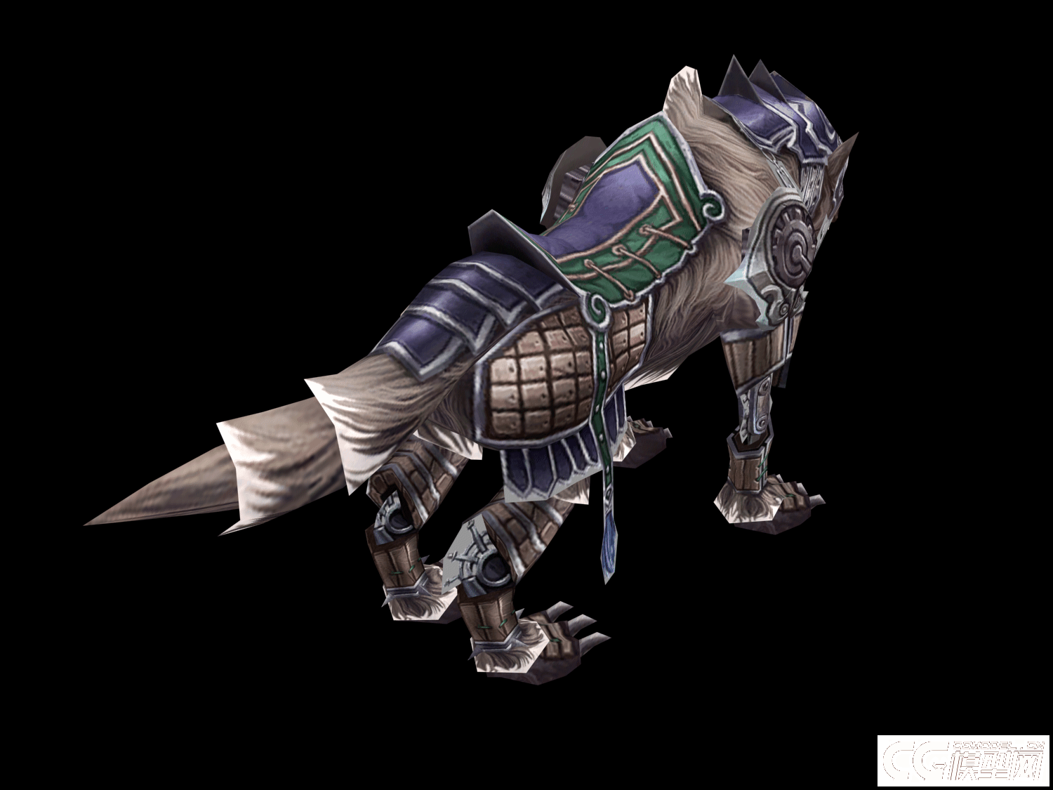 机械狼,机关兽,带绑定