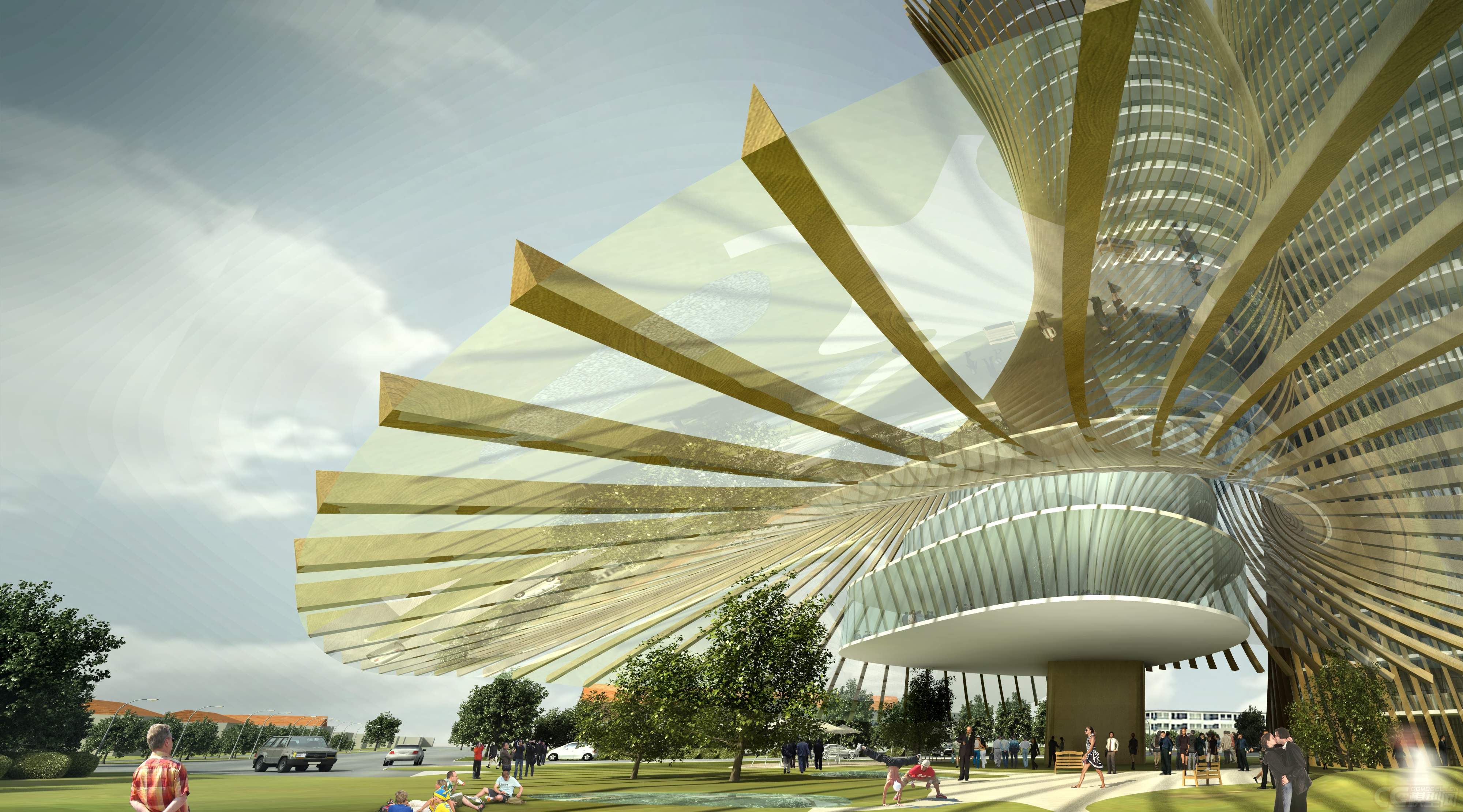 城建规划高楼大厦,地标建筑,异形建筑,科幻城市,商业中心