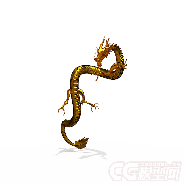 东方神话中的黄金神龙