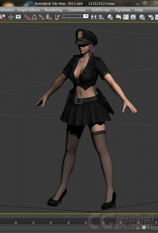 ayane 绫音 性感女警 性感女郎 性感丝袜女郎 性感网袜女郎 皮城女警