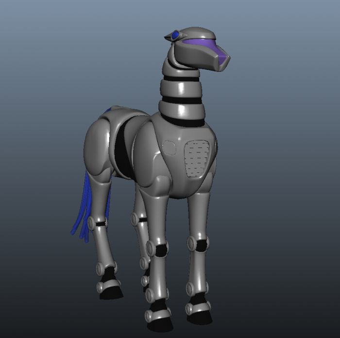 影视动画———高科技 机器 坐骑 飞行天马  maya和fbx通用文件