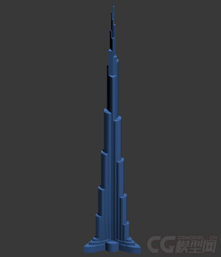 3d打印模型,迪拜塔,世界上***高的塔,迪拜酒店,内含stl源文件,可用于