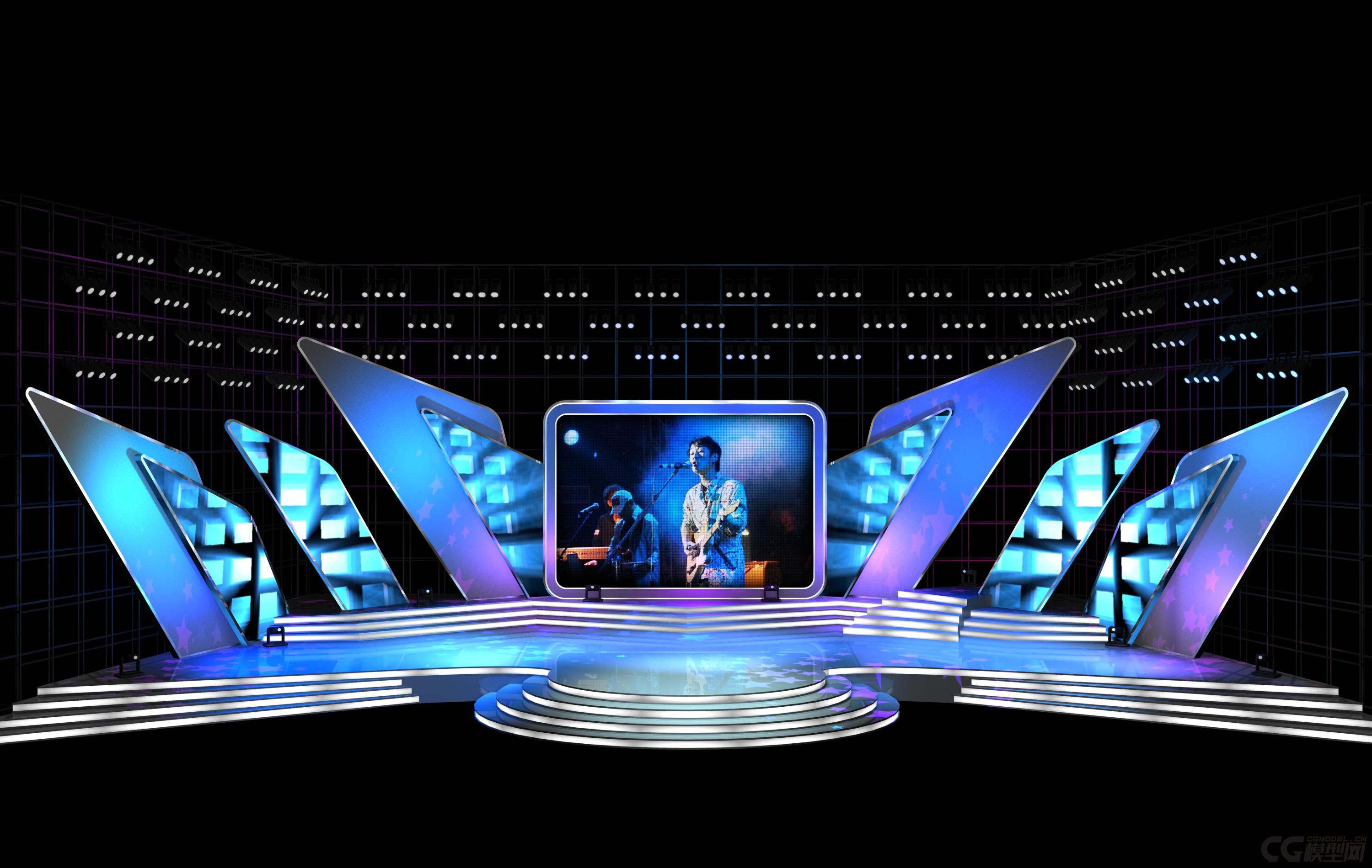 舞台设计,美陈设计,会场展会设计商业活动_00wang1122作品_场景现代